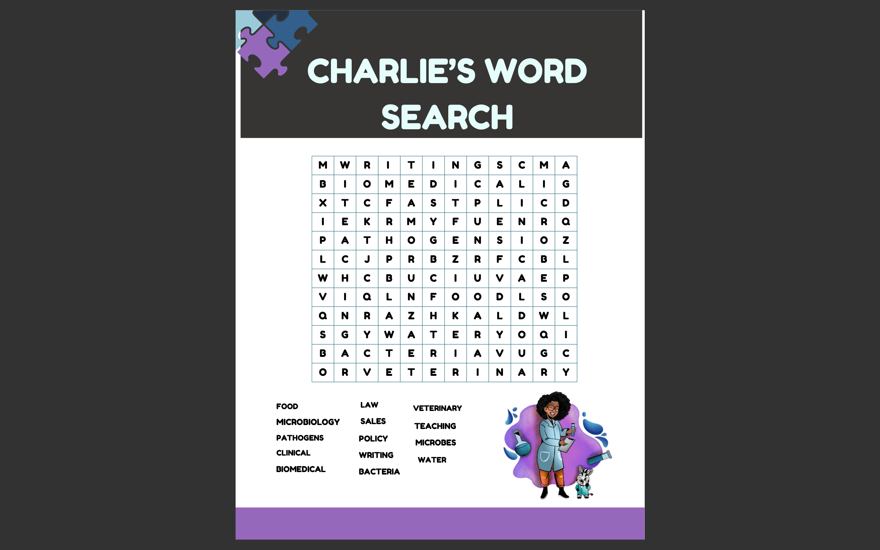 Charlie's Word Search