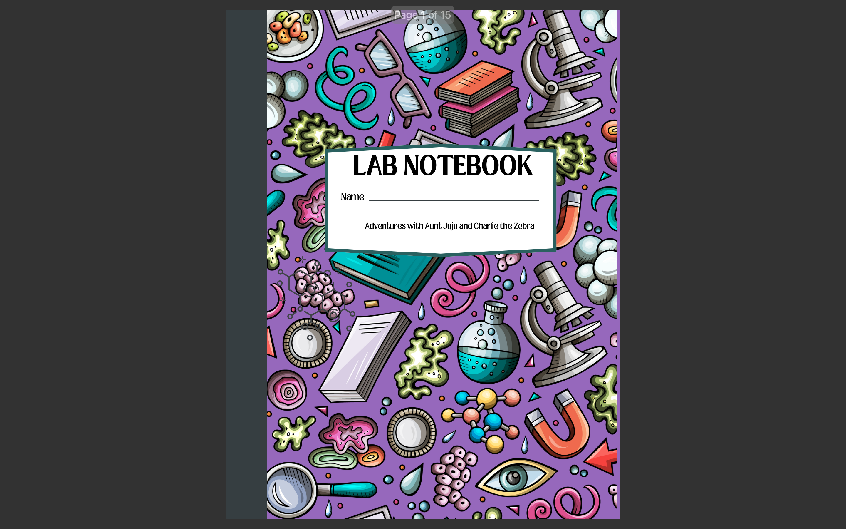 Aunt Juju's Science Notebook